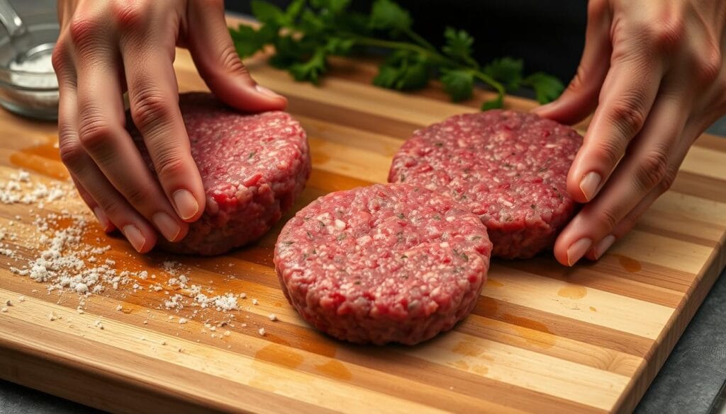 Shaping Burger Patties