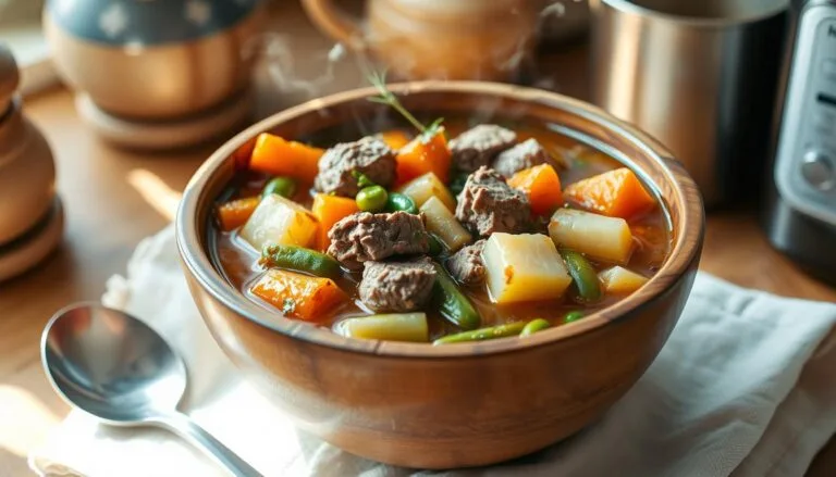 vegetable soup with ground beef