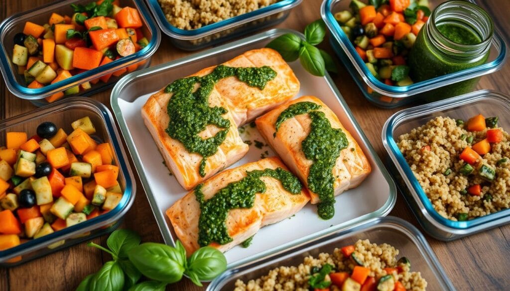 pesto salmon recipe