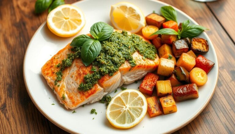 pesto salmon recipe