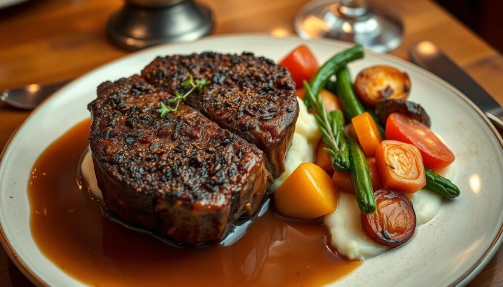 slow cooked round steak