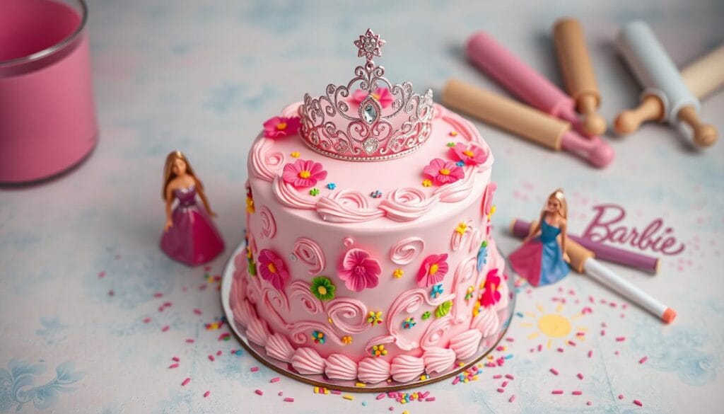 barbie cake
