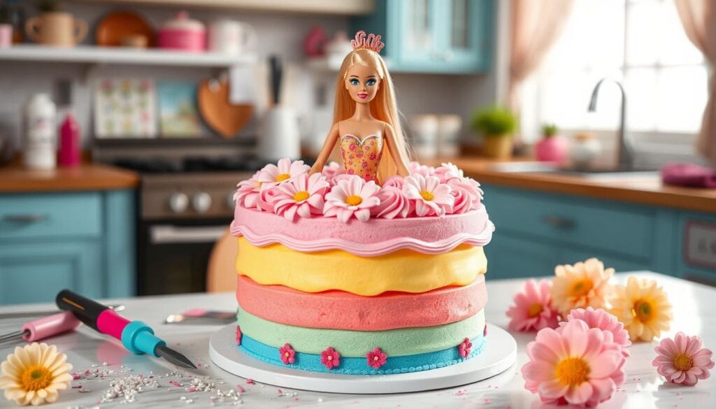 barbie cake
