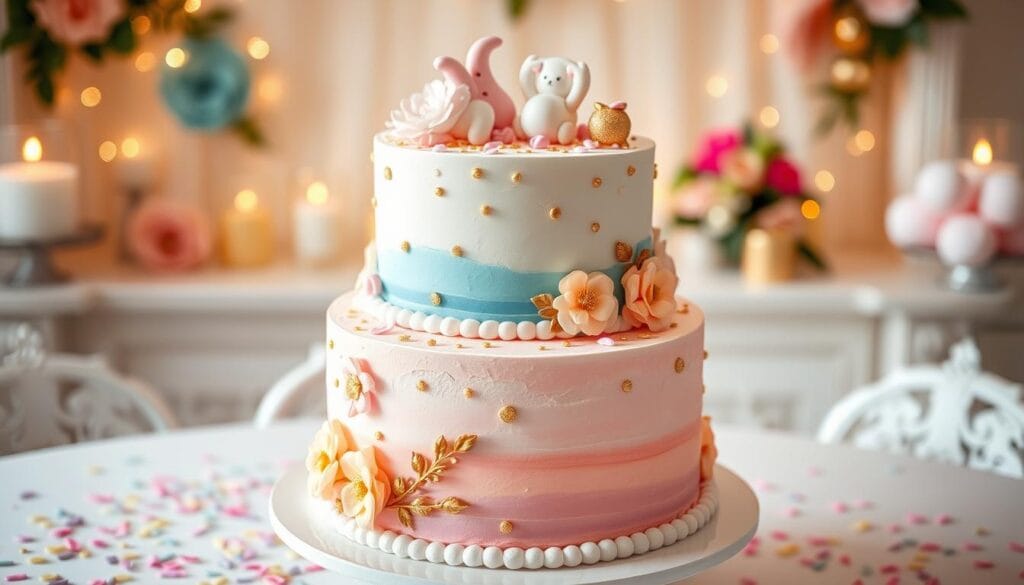 gender reveal cake
