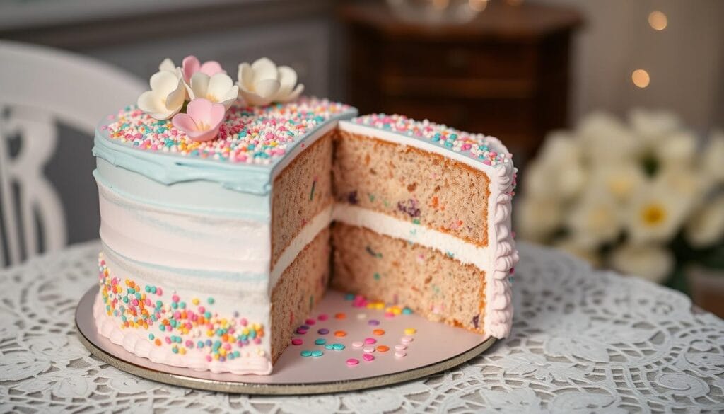 gender reveal cake
