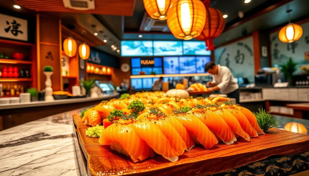 salmon sushi