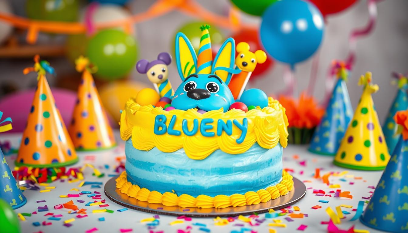 bluey cake