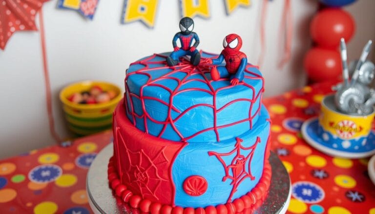 spiderman cake