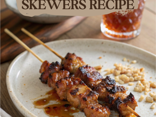 Filipino Chicken Barbecue Skewers Recipe