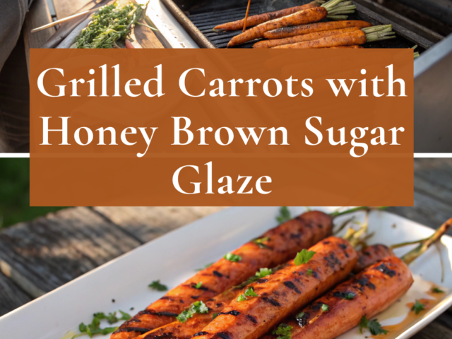Grilled Carrots with Honey Brown Sugar Glaze