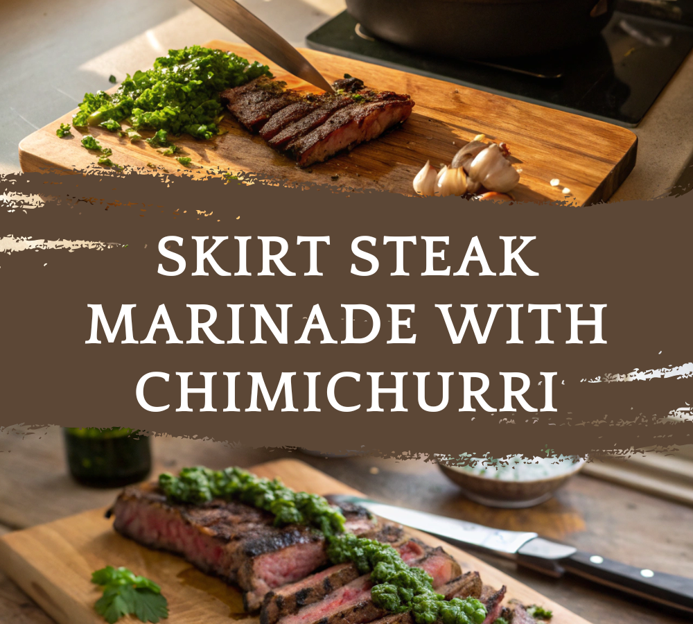 Skirt Steak Marinade with Chimichurri