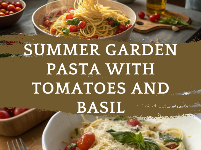 Summer Garden Pasta with Tomatoes and Basil