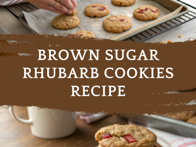 Brown Sugar Rhubarb Cookies Recipe