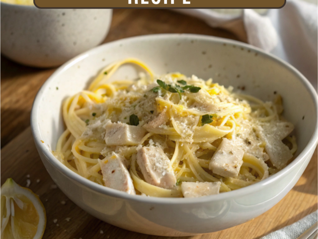 Creamy Lemon Chicken Pasta Recipe