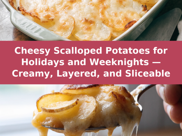 Cheesy Scalloped Potatoes